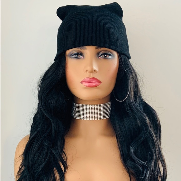 Beautiful Black 22” Heat Safe Lace Front Synthetic Wig - Picture 8 of 14
